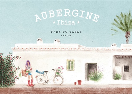 Aubergine Ibiza Postal